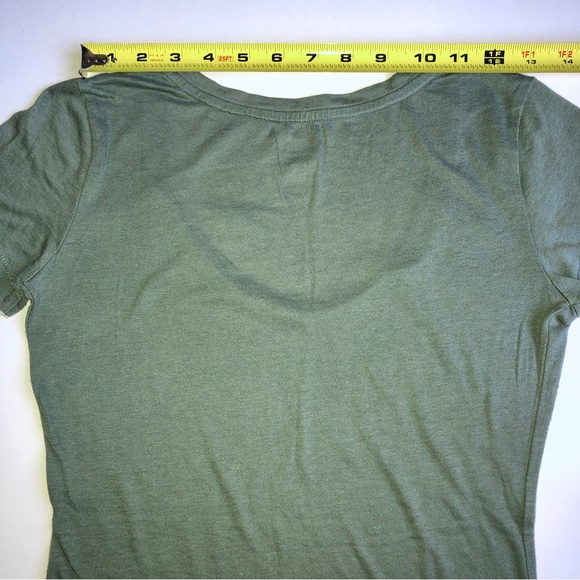 VICTORIA SECRET TEE Shirt Short Sleeve XS Green Woman’s - Picture 10 of 16